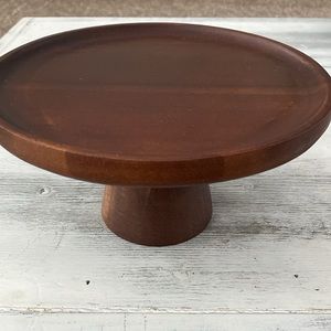 Wooden Raised Serving Tray